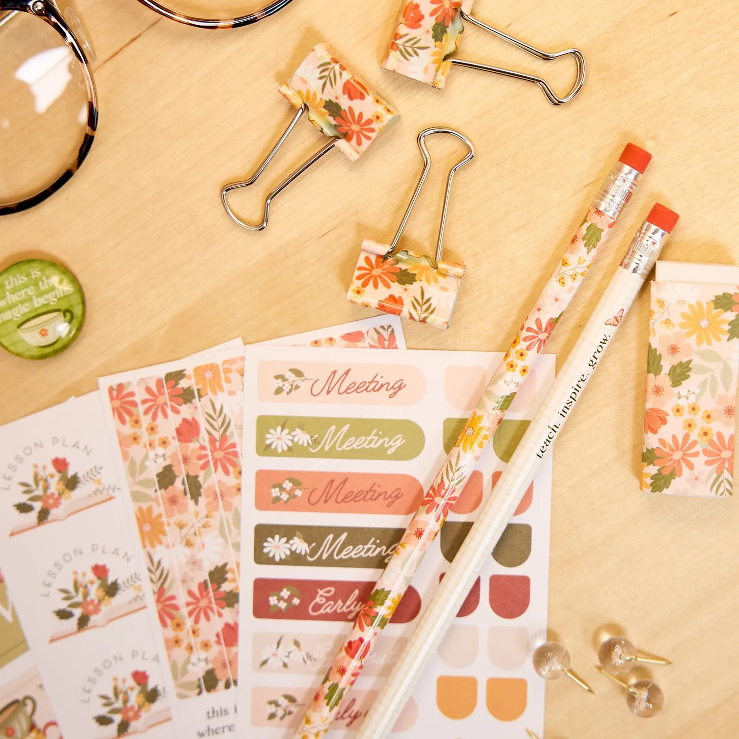 Happy Planner Reading Hour kit enseignante Classic Big