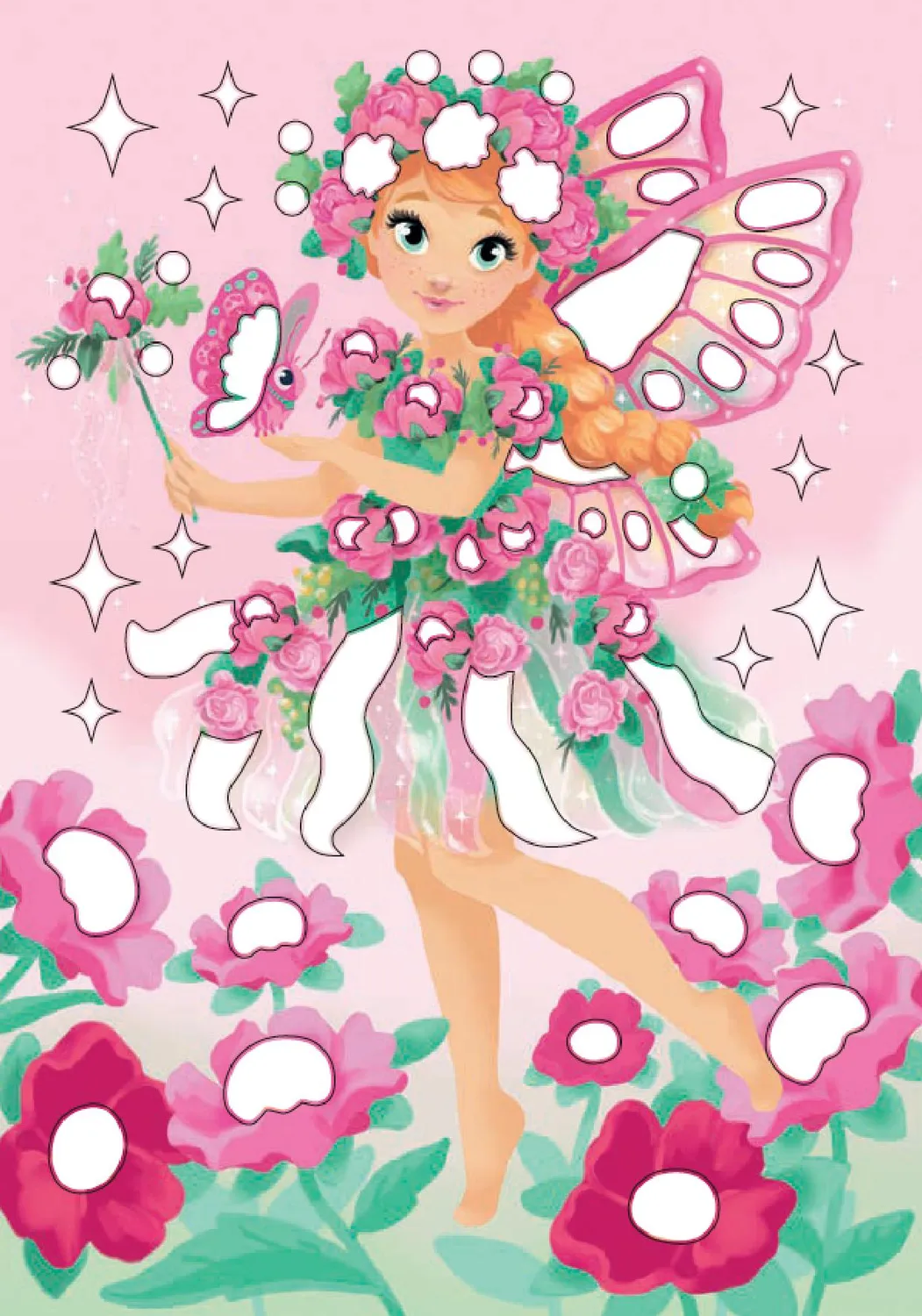 Frigobloc Ateliers paillettes Fées coffret 6 ans