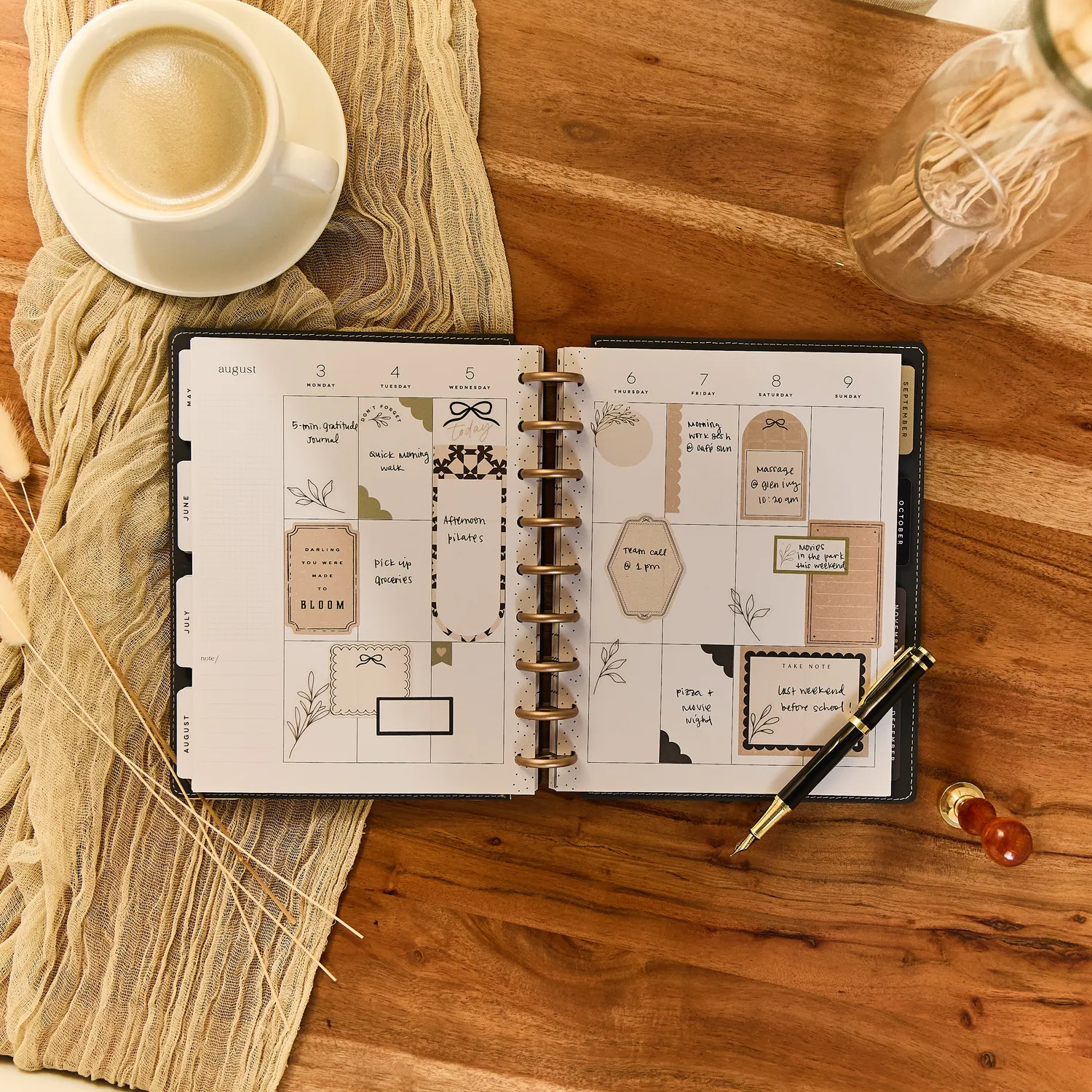 Happy Planner Heritage Charm 2026 agenda Classic vertical 12 mois