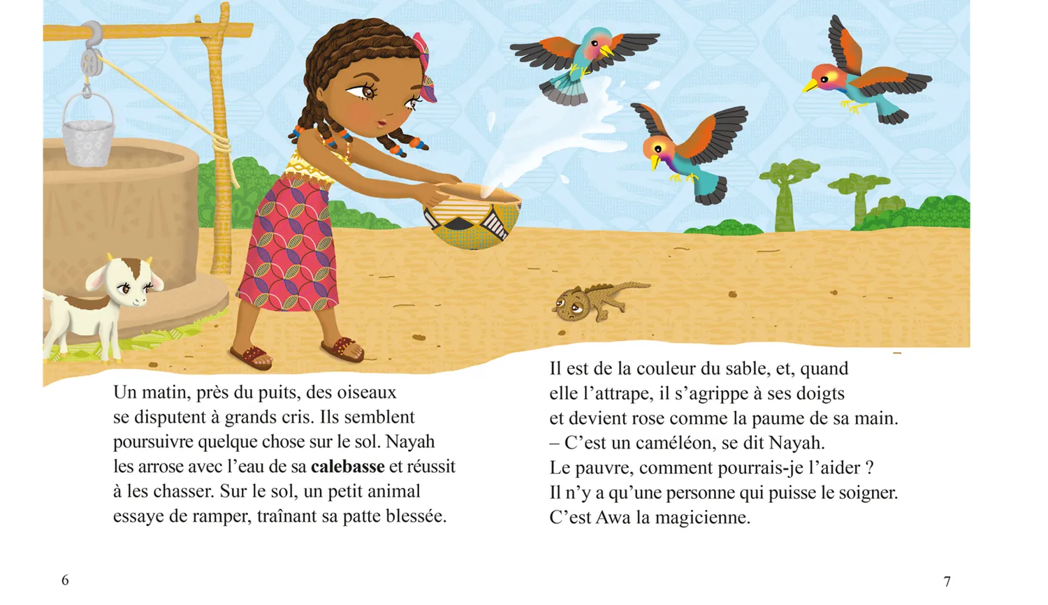 Minimiki Tome 12 Nayah caméléon livre Sénégal 6 ans