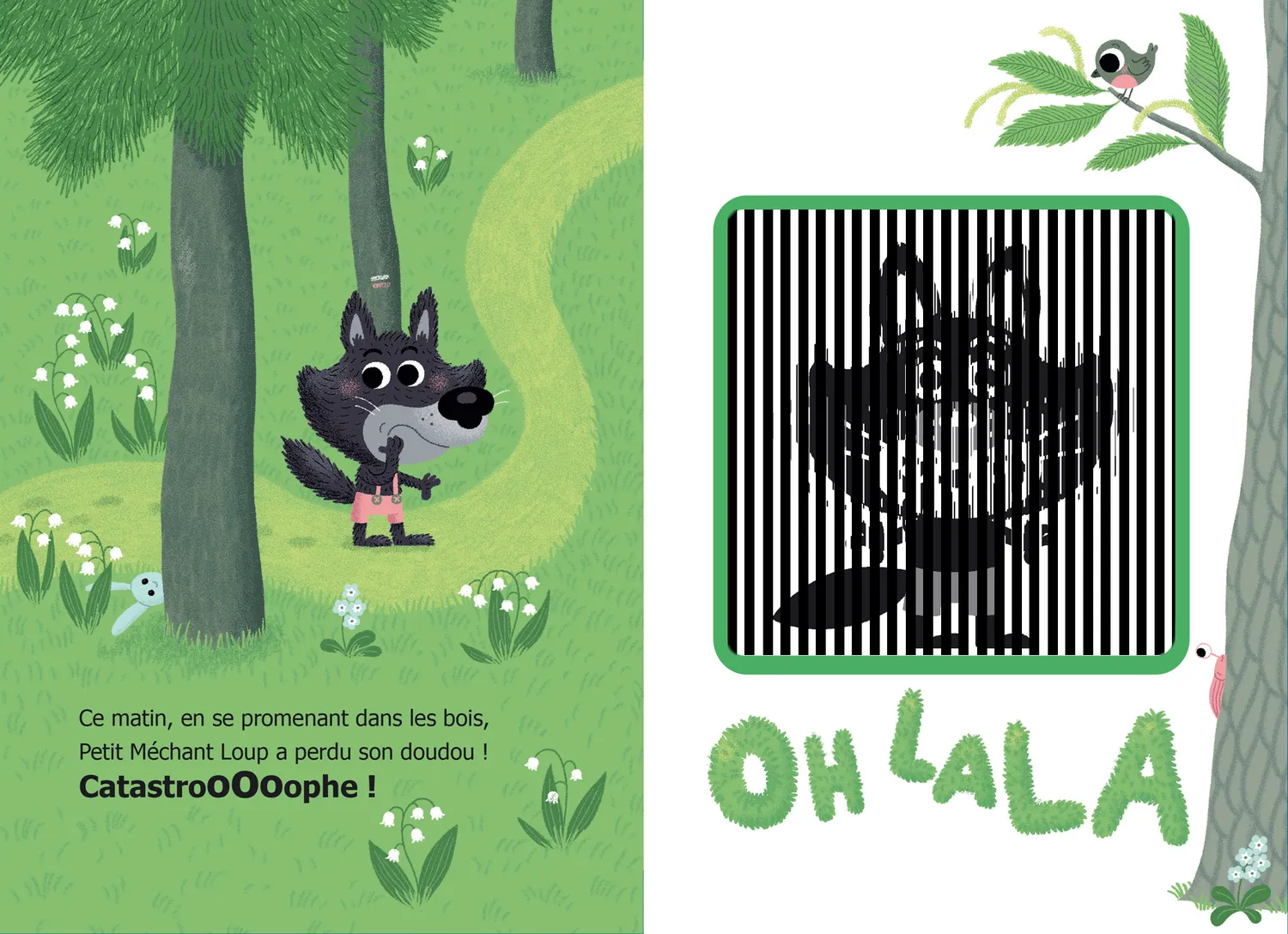 Petit Loup Mon premier livre cinémagique doudou perdu