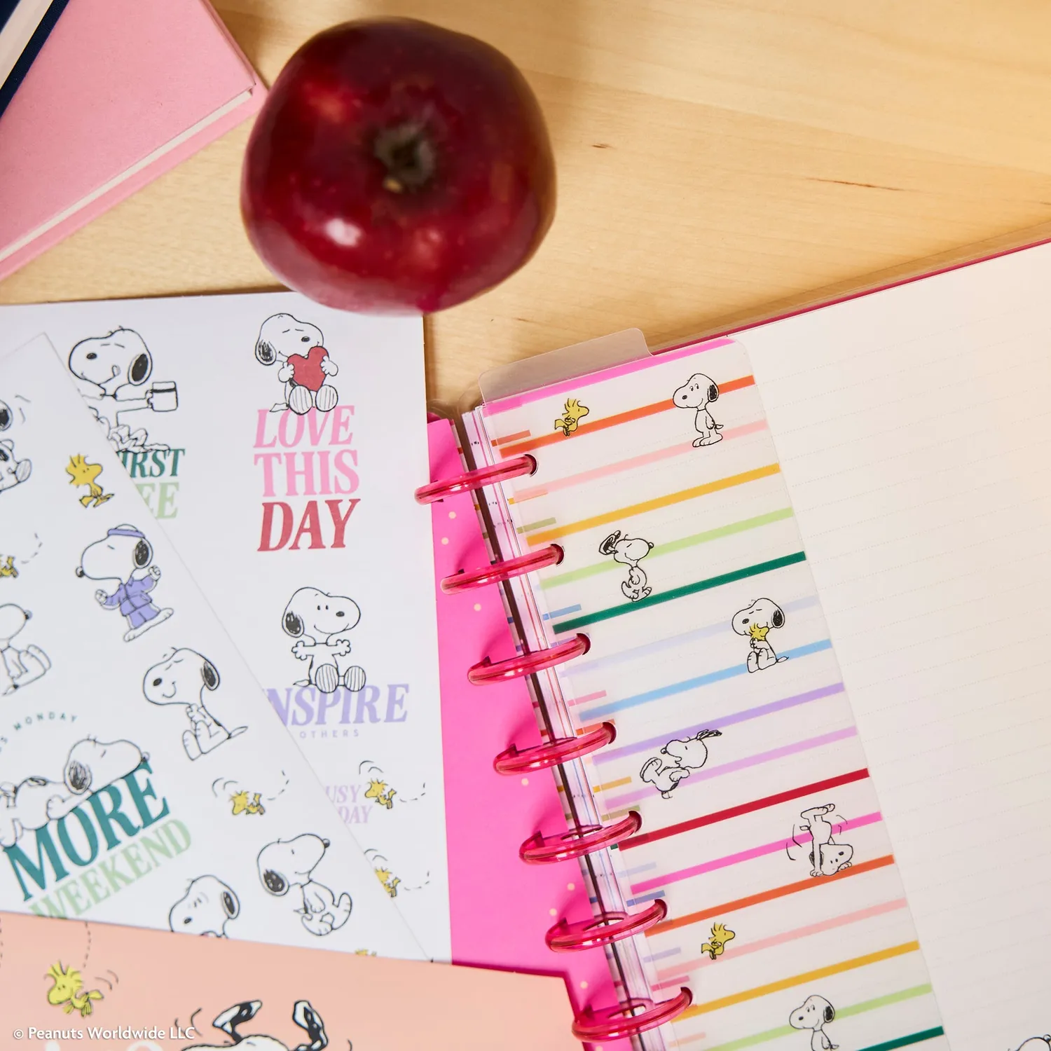 Happy Planner Peanuts Classic pack accessoires Snoopy