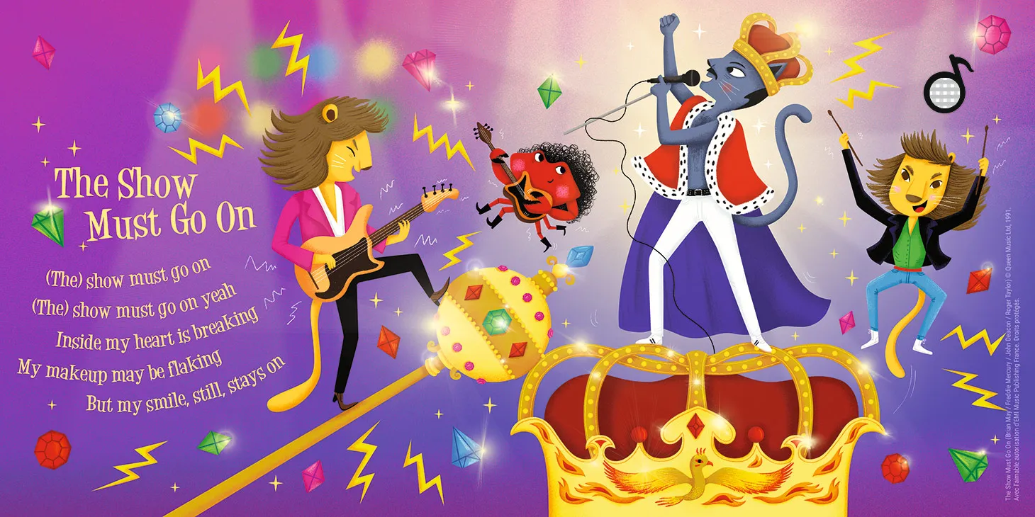 Mon Premier Queen livre musical bébé son maîtrisé