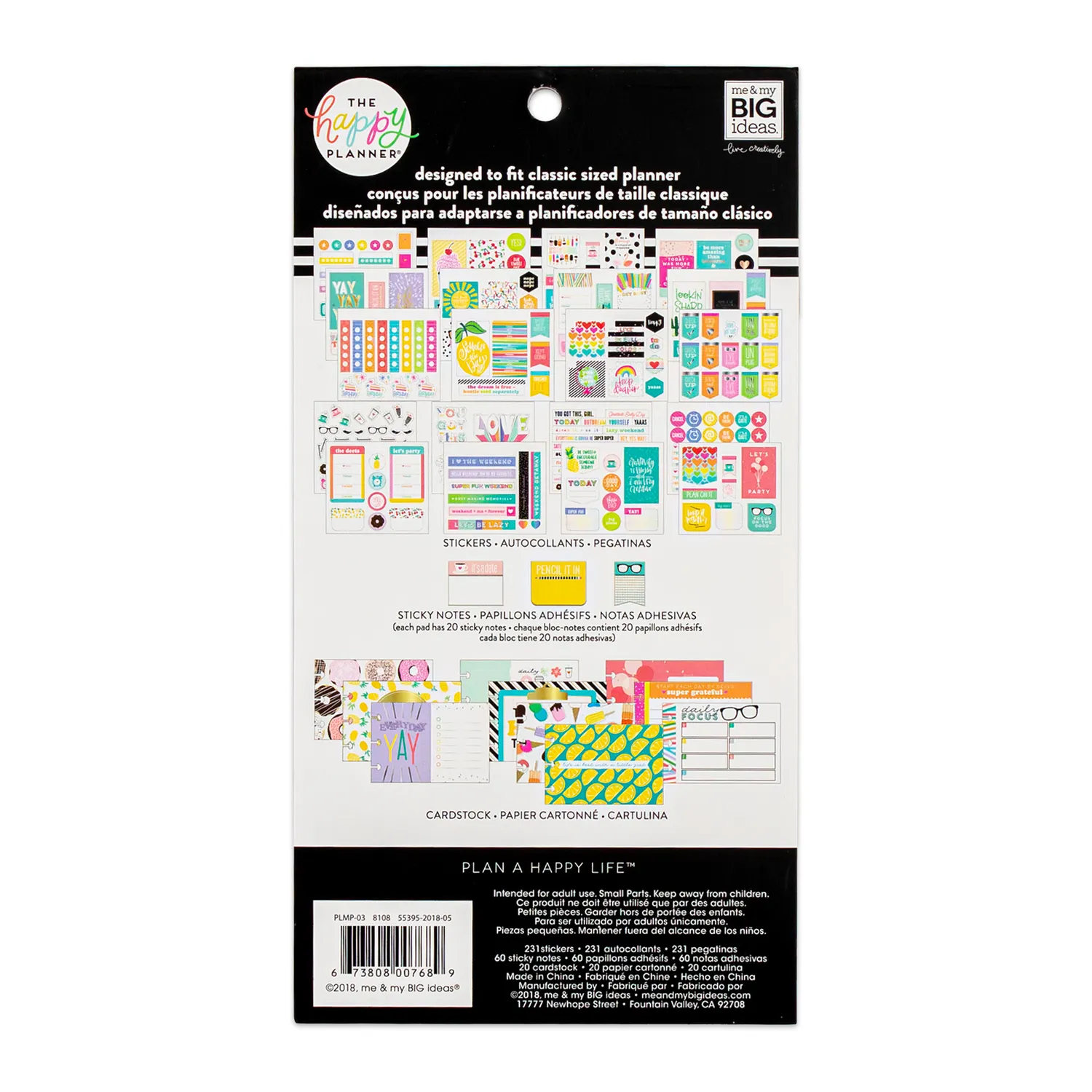 Me & my big ideas Happy Planner Super Fun stickers multipack 311 pièces