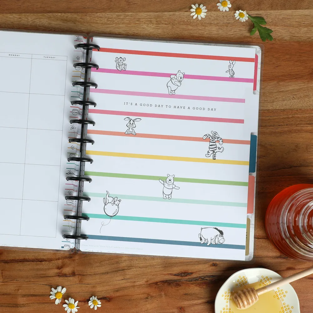 Happy Planner Winnie the Pooh recharge agenda big 4 mois