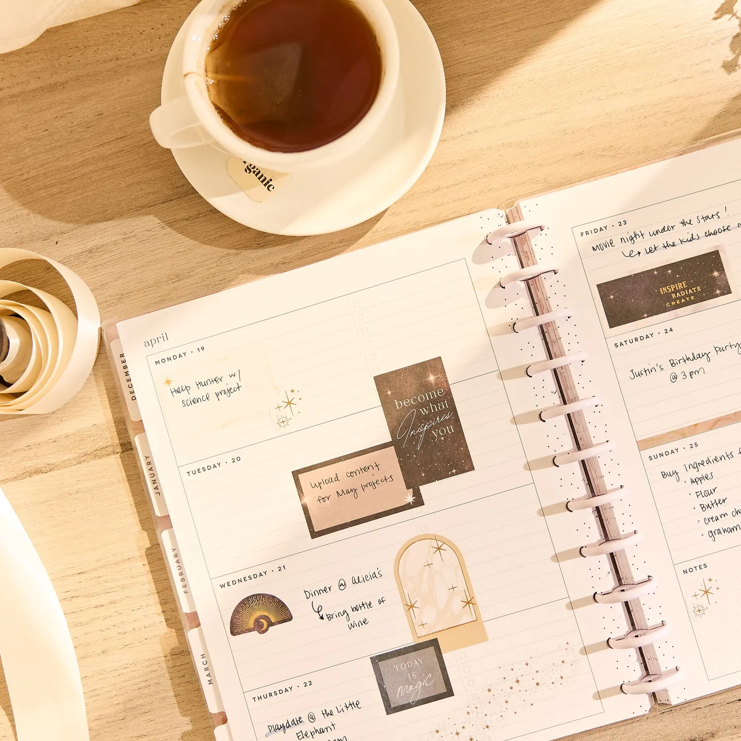 Happy Planner Dune Hues agenda horizontal Big 18 mois 26-27