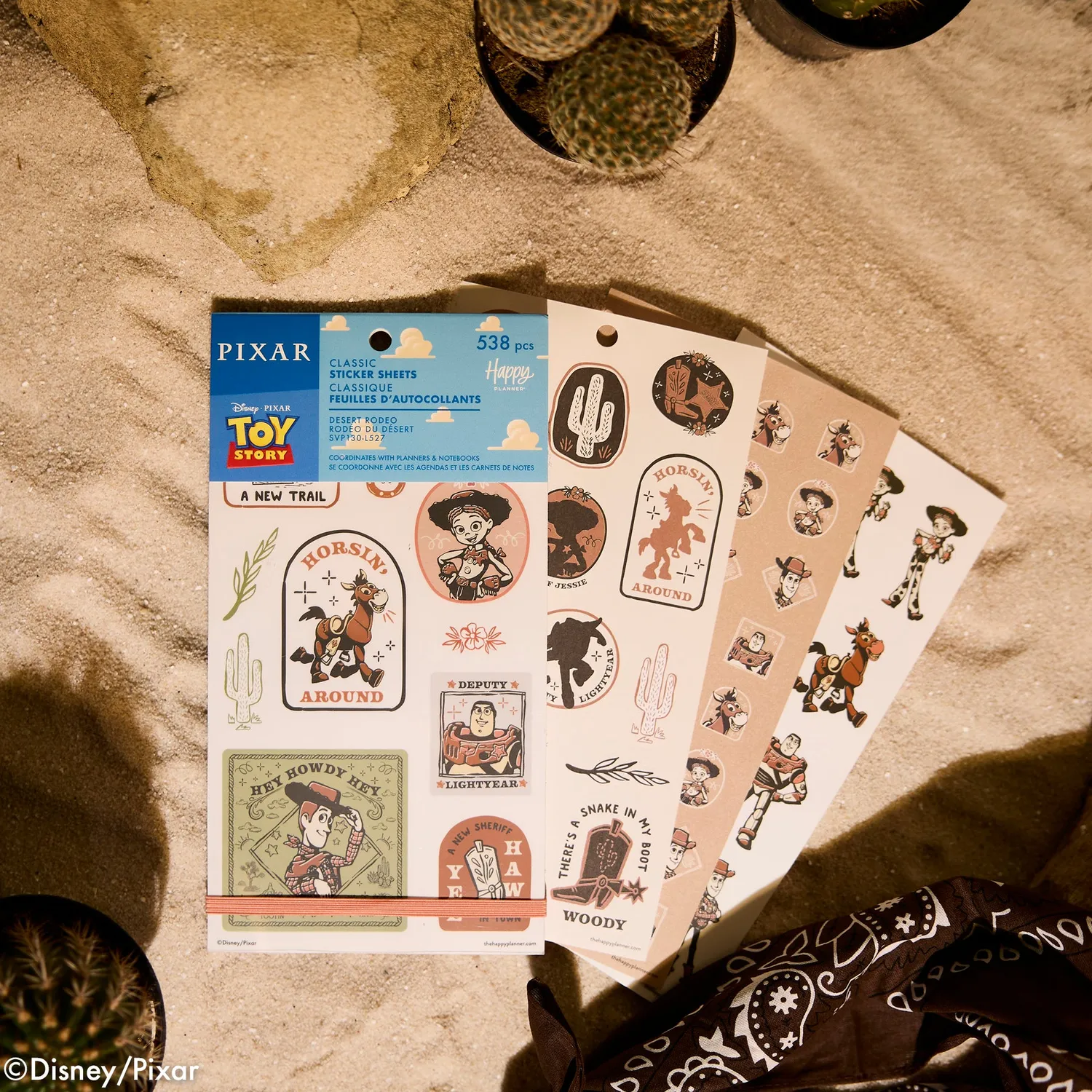 Happy Planner Toy Story Desert Rodeo stickers 30 planches