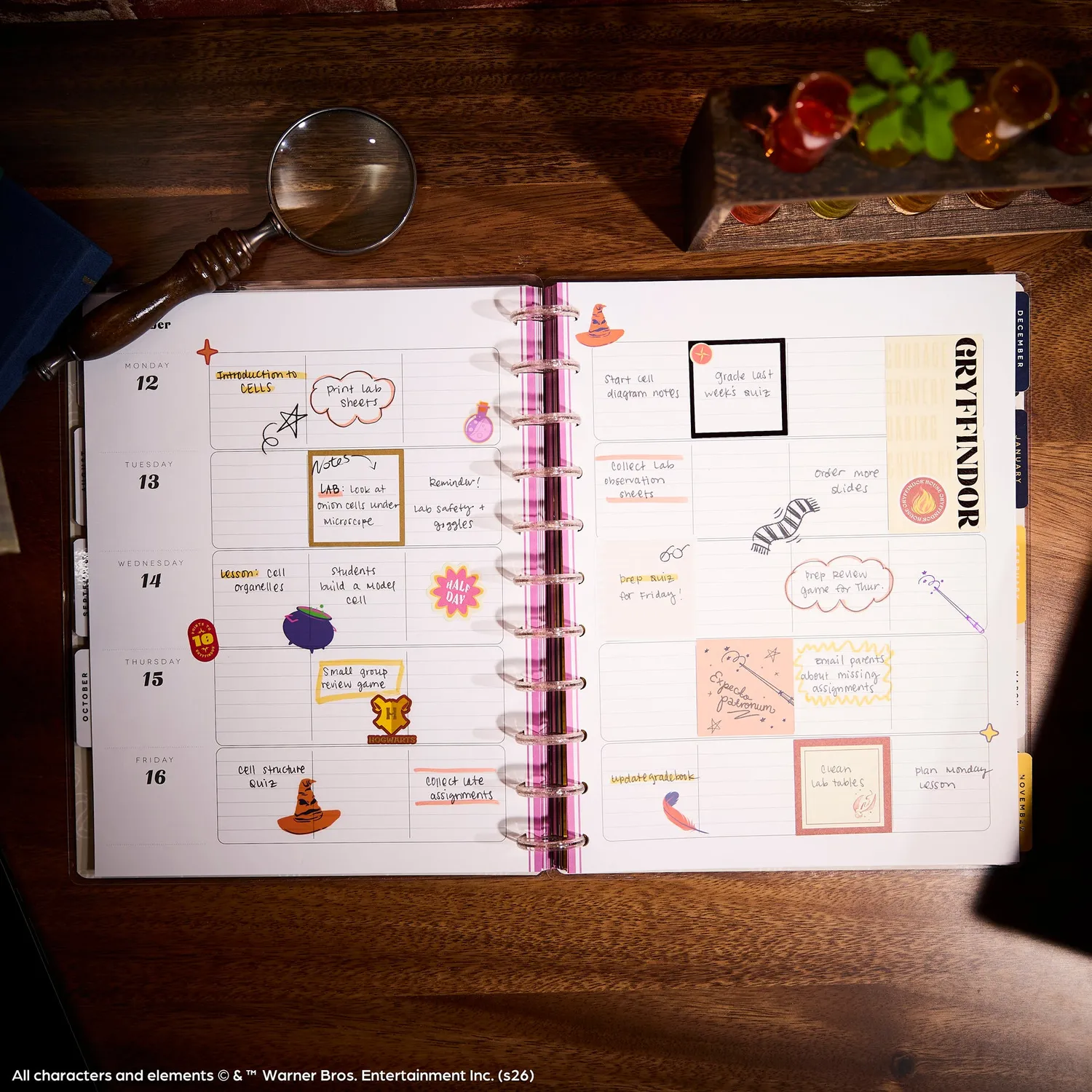 Happy Planner Harry Potter Big Teacher Box Kit agenda enseignant