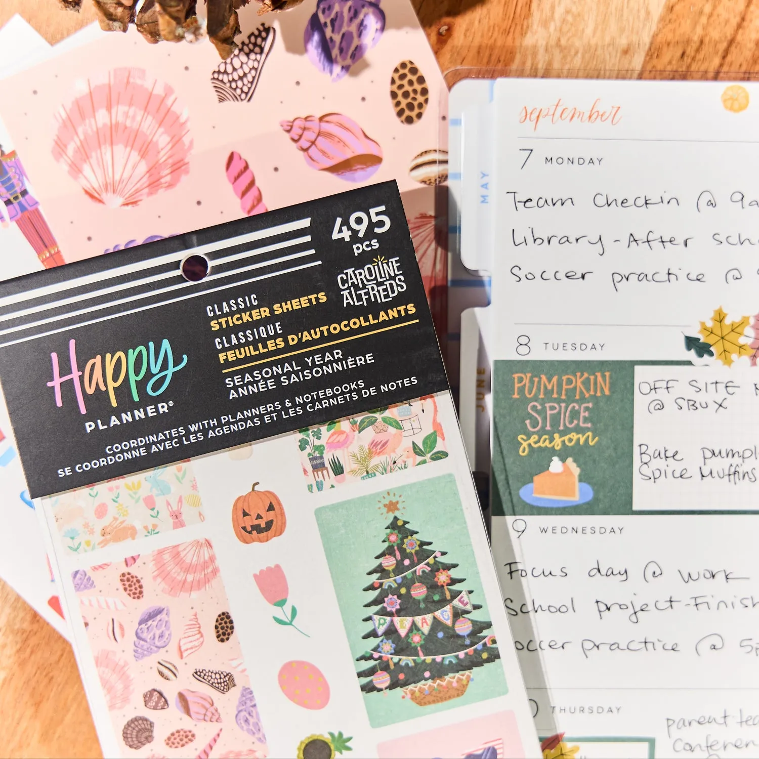 Me & my big ideas Seasonal Year stickers value pack 30 feuilles