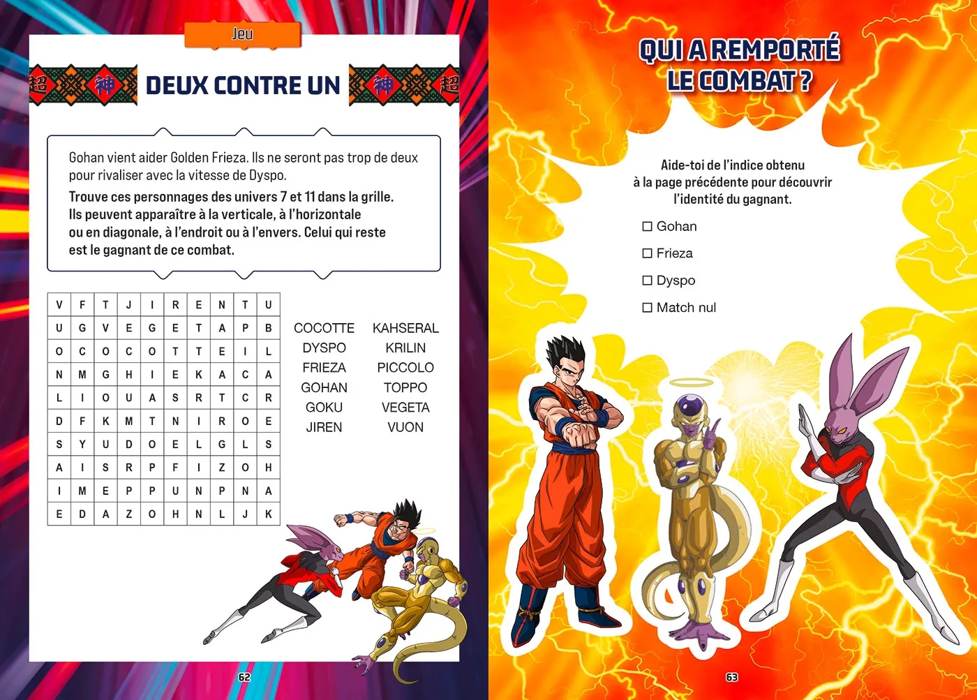 Frigobloc Dragon Ball Super cahier vacances CM1-CM2 9-10 ans