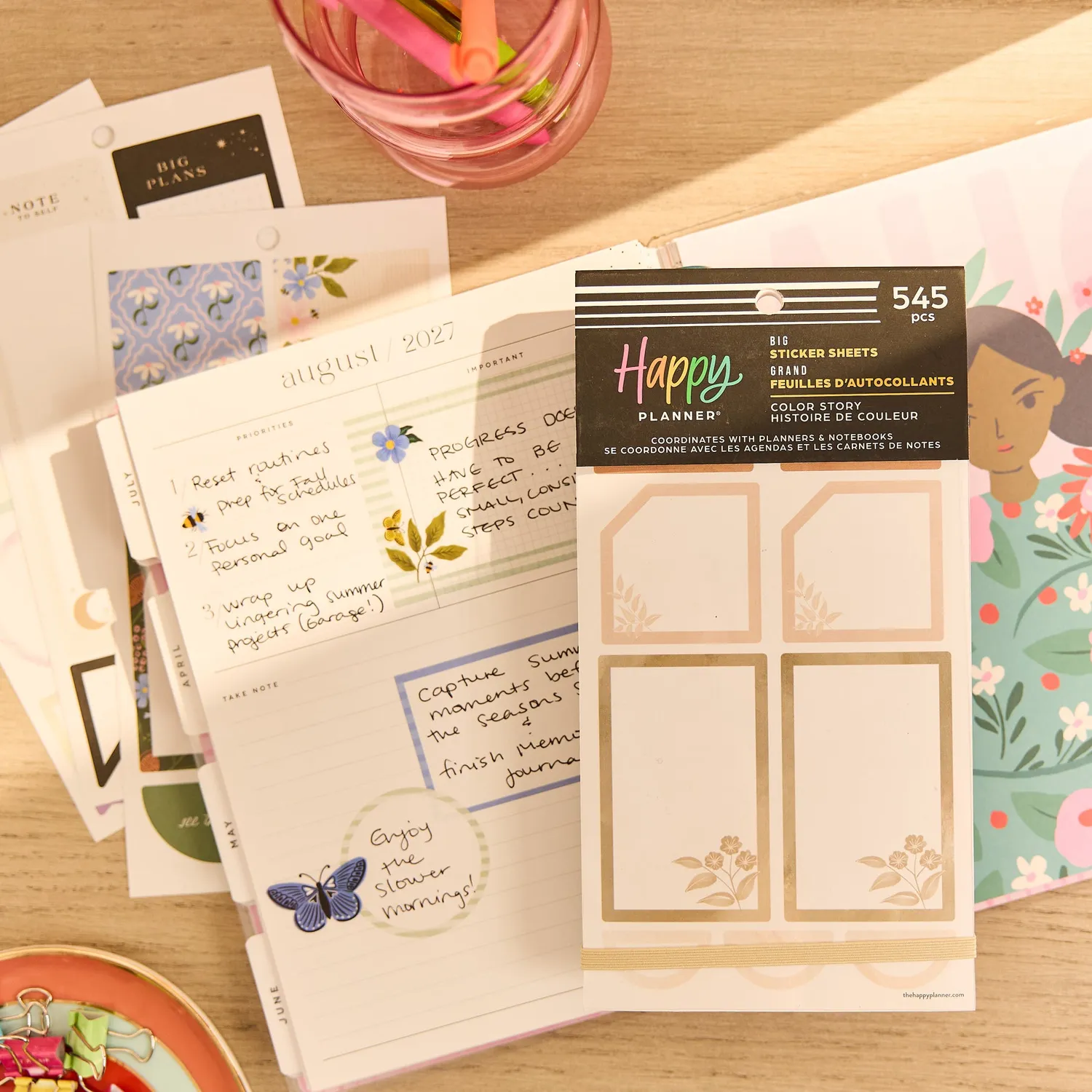Happy Planner Color Story Big stickers value pack 30 feuilles