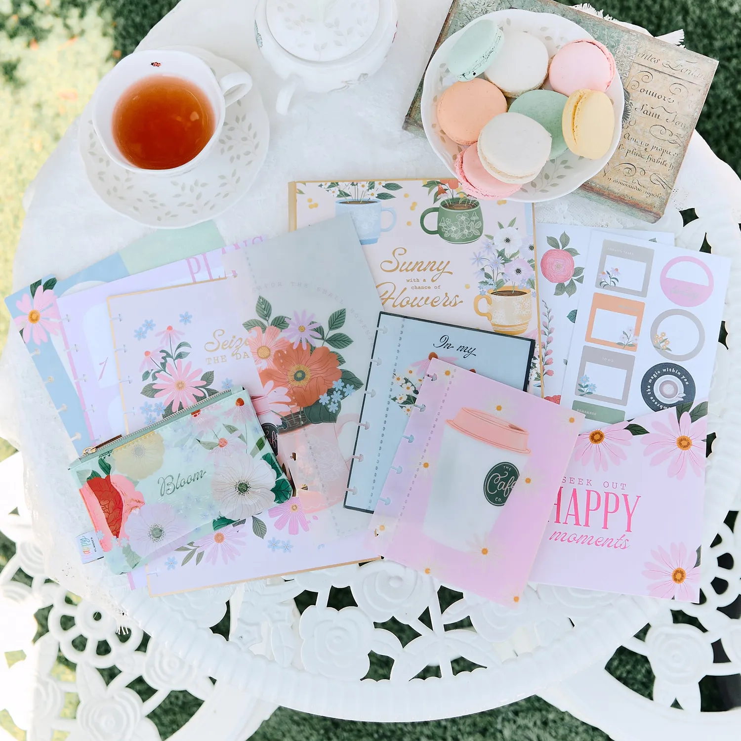 Happy Planner Classic Petal Press kit compagnon floral