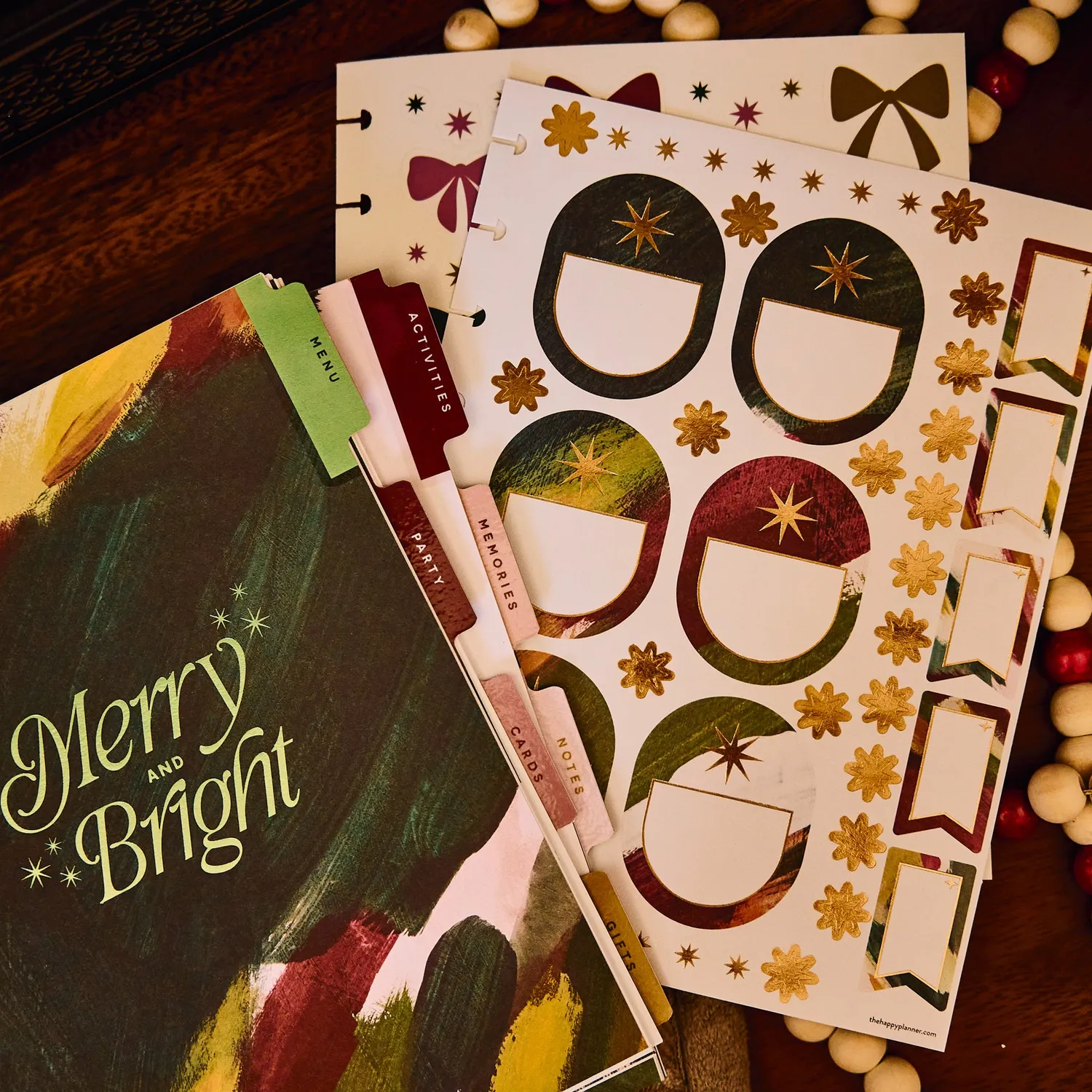 Happy Planner Holiday Charm extension Classic fêtes