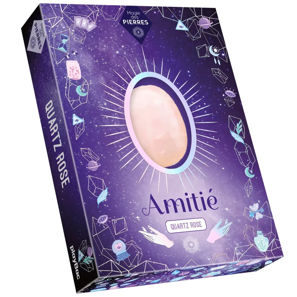 Frigobloc Magie des pierres Amitié Quartz Rose coffret créatif