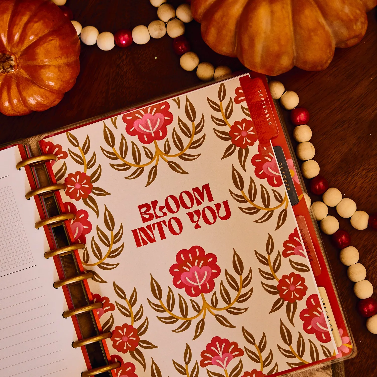 Happy Planner Bright Seasons agenda 2027 Classic Dashboard