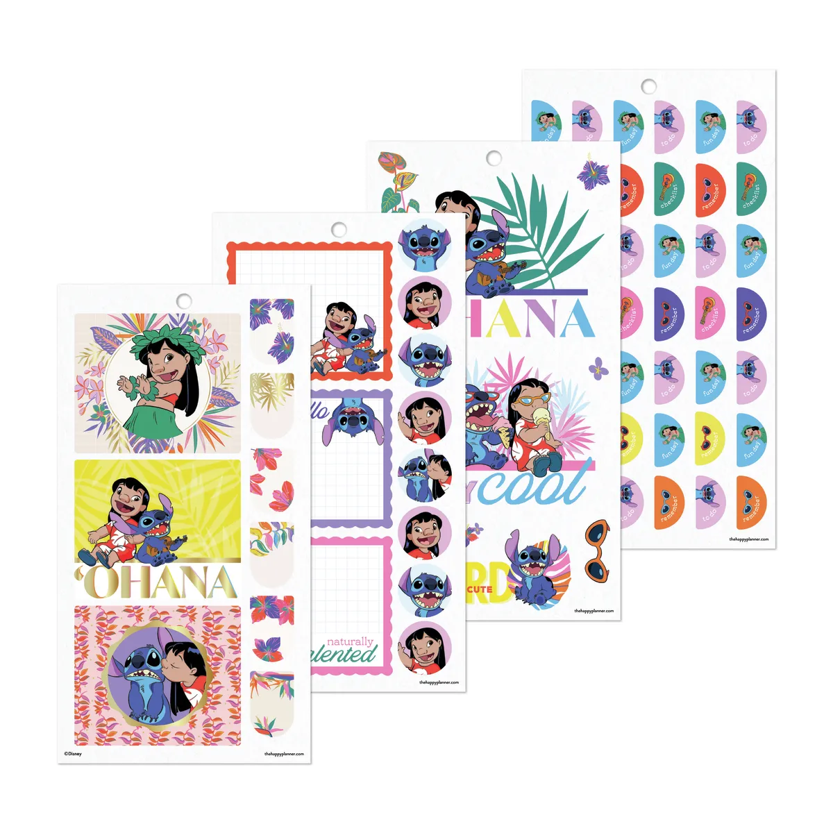 Happy Planner Disney Lilo & Stitch stickers Classic 656 pièces