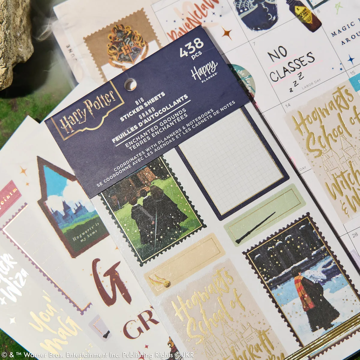 Happy Planner Harry Potter stickers Big Enchanted Grounds 434