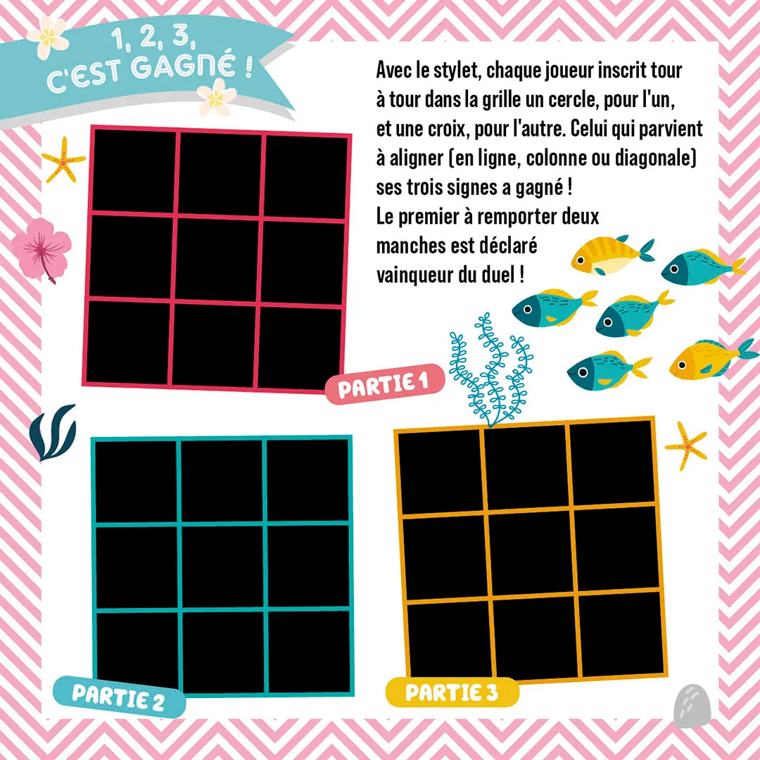 Frigobloc Jeux à gratter Spécial été carnet vacances