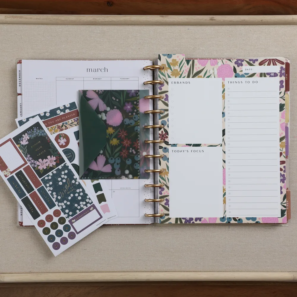 Happy Planner Made to Bloom kit compagnon Big floral