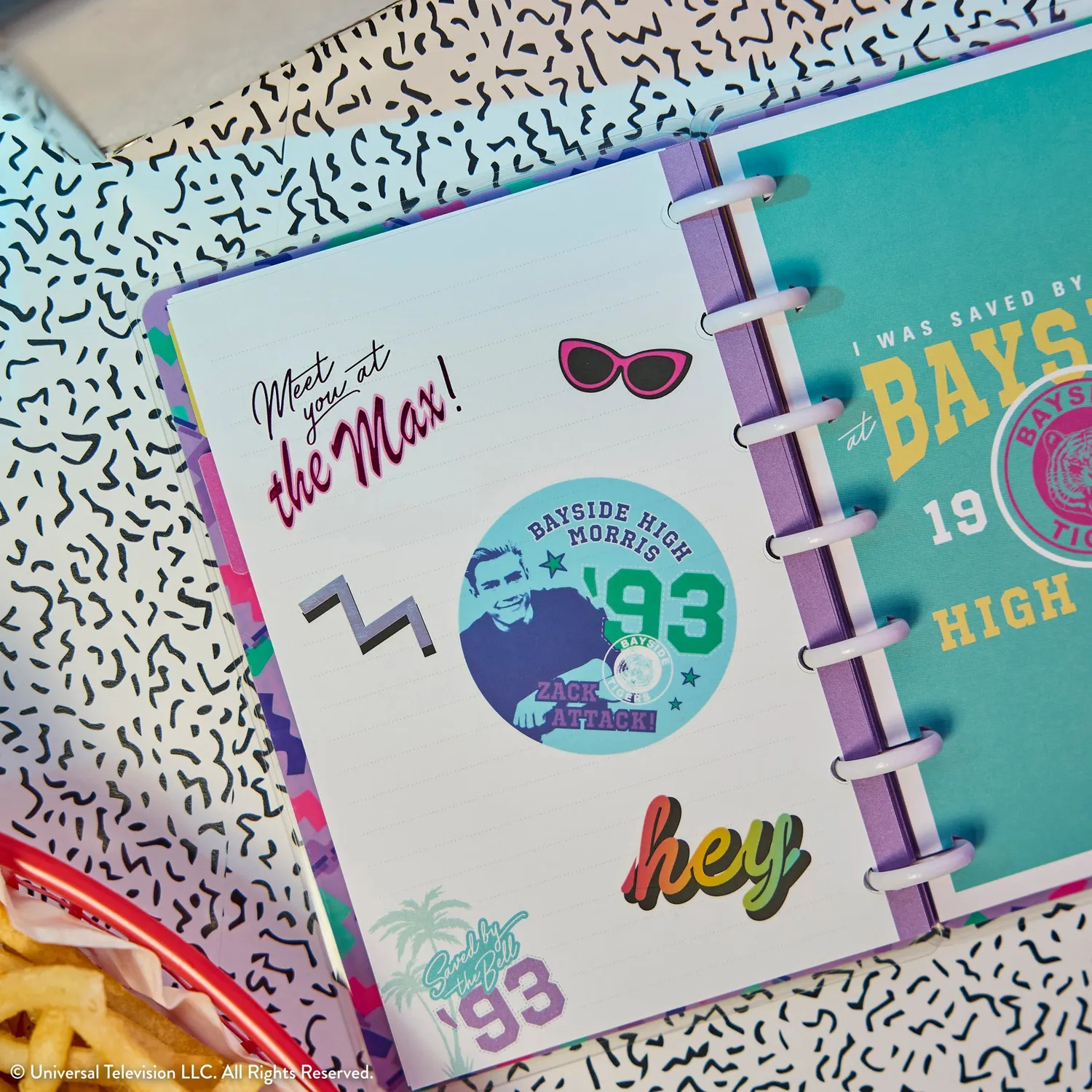 Happy Planner Saved By The Bell Mini carnet pointillé 60 feuilles
