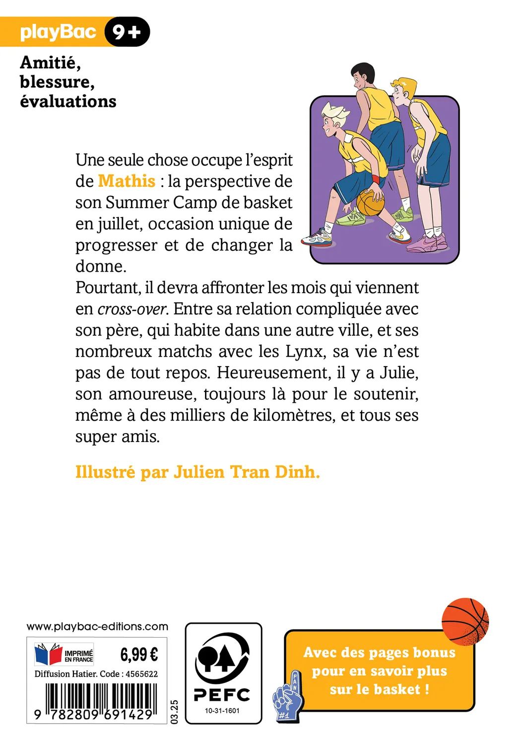 Frigobloc Passion Basket Summer camp Tome 2 roman basket