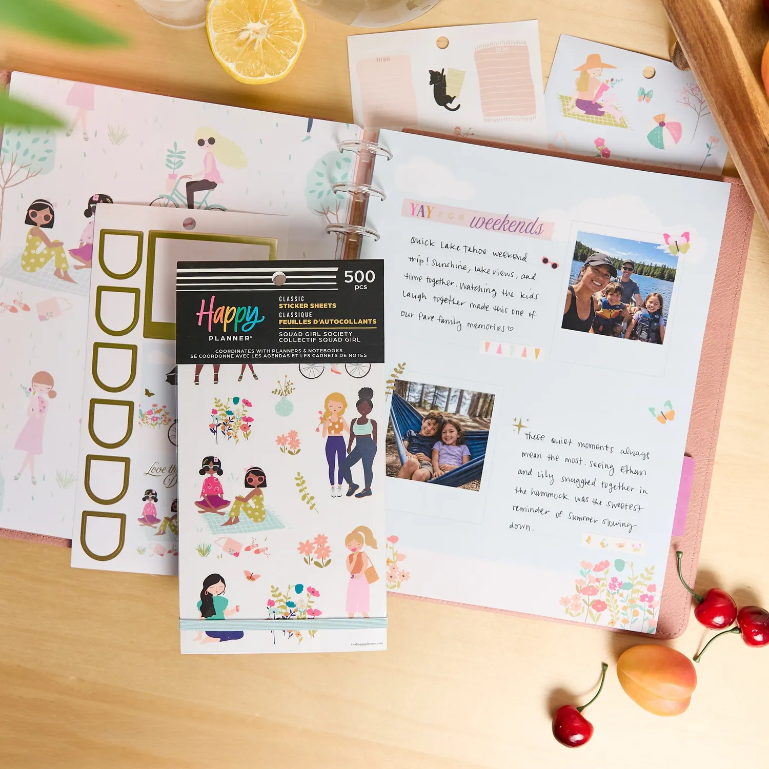 Happy Planner Squad Girls Society stickers value pack 30 planches