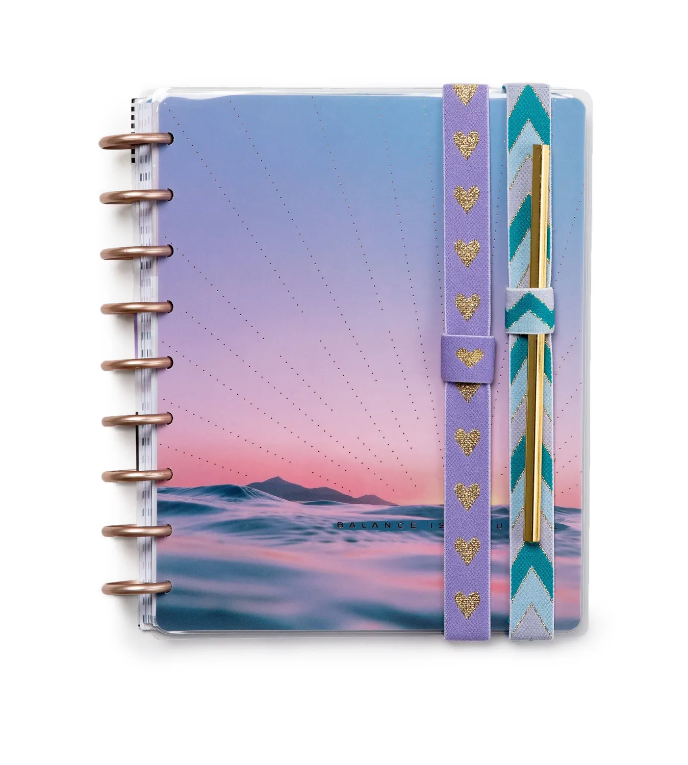 Happy Planner Lovely Vibes porte-stylo élastique lot de 2 violet
