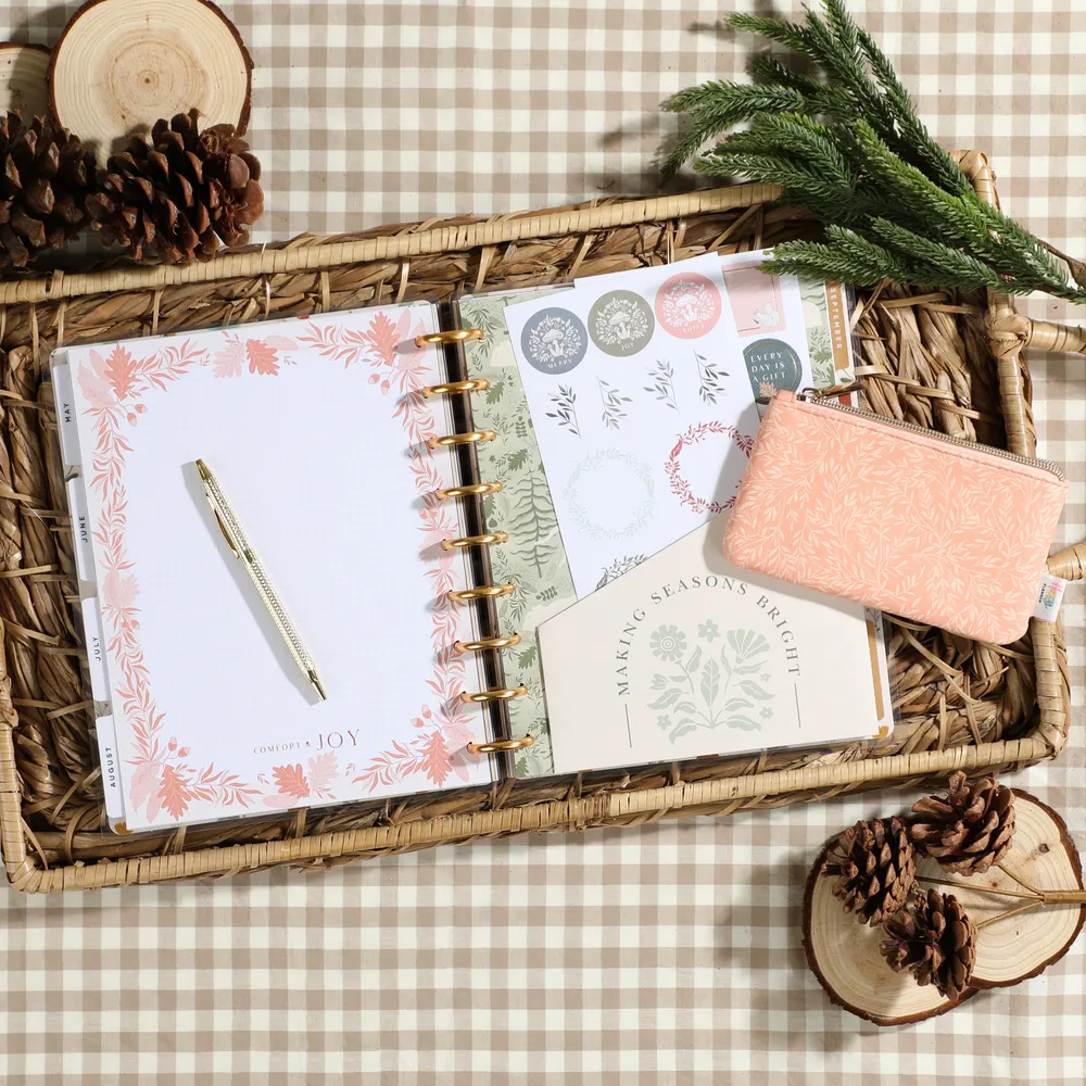 Happy Planner Woodland Charm Classic compagnon Noël