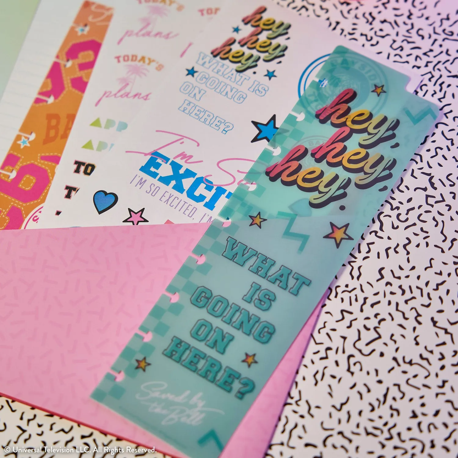Happy Planner Saved by the Bell Classic pack accessoires rétro