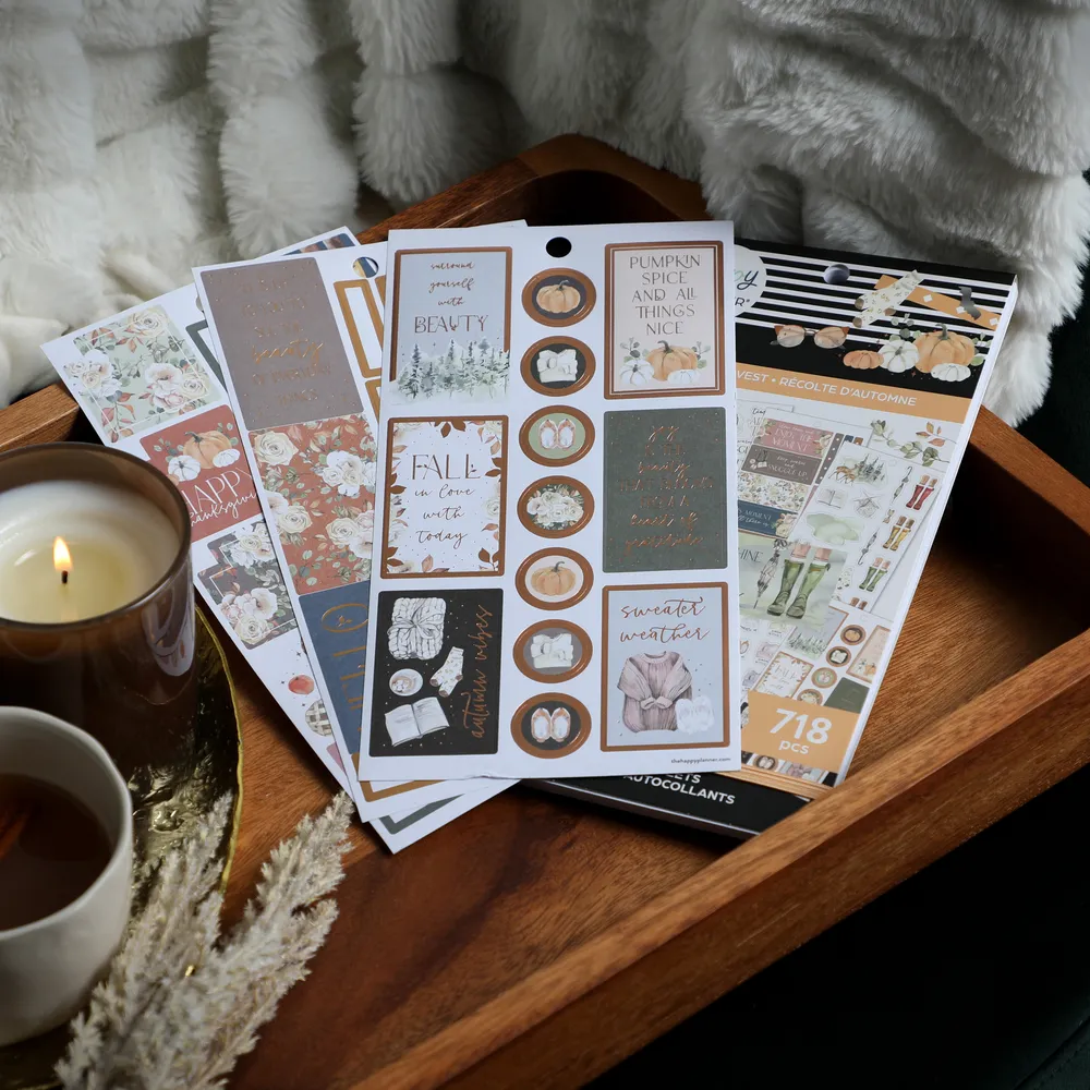 Happy Planner stickers Fall Harvest 718 autocollants