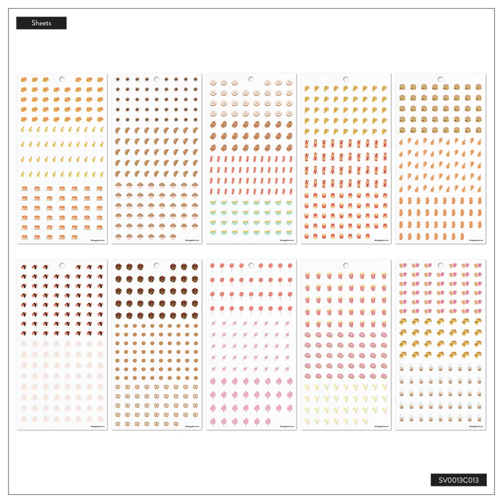 Happy Planner Trendy Tiny Icons stickers Classic 3538