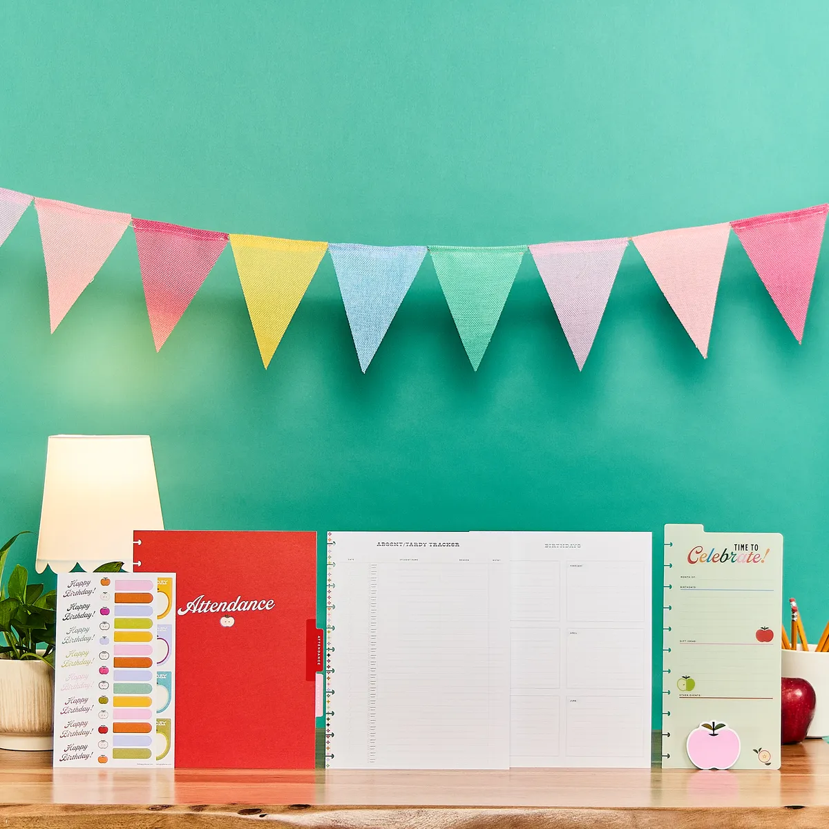 Happy Planner Mod Teacher Big pack présences anniversaires