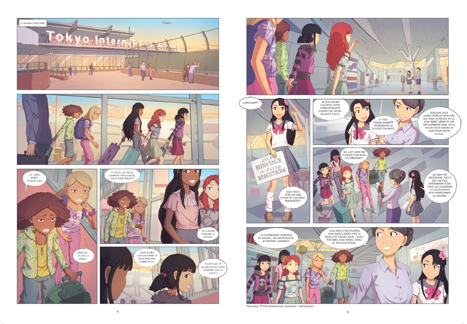 Frigobloc Kinra Girls Tome 4 Enquête à Tokyo BD fille