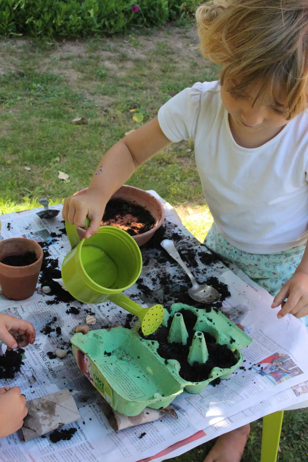 Frigobloc Je jardine je grandis livre jardinage Montessori 3 ans