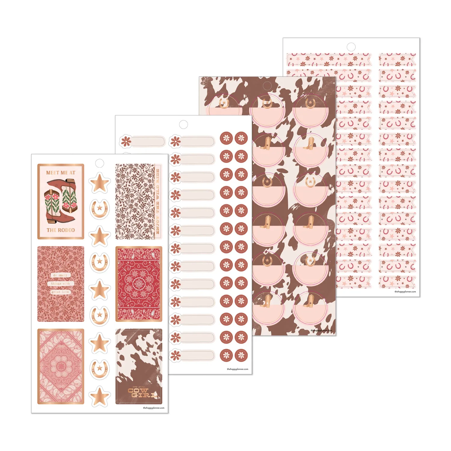 Happy Planner Western Bloom stickers value pack 30 western