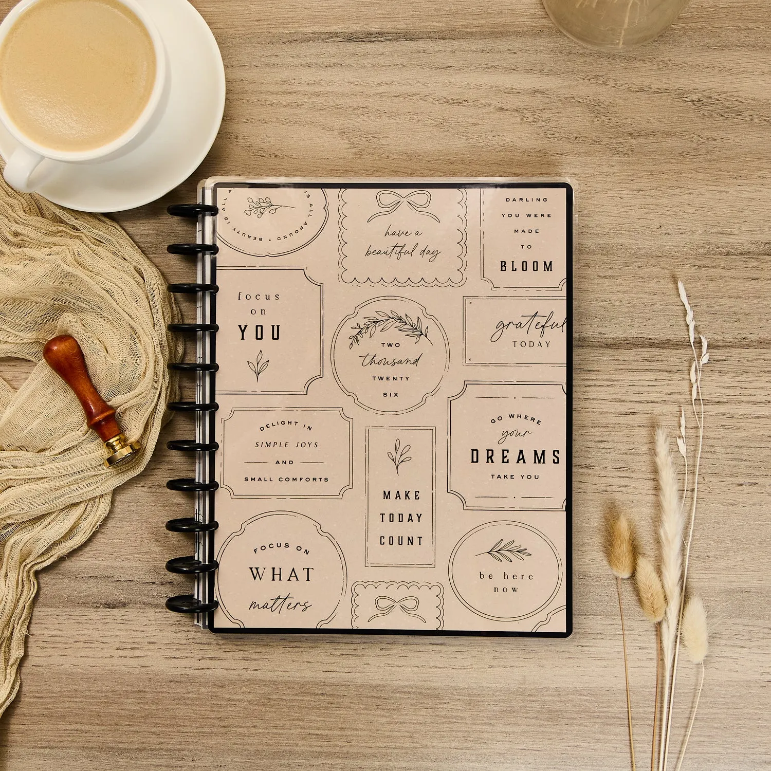 Happy Planner Heritage Charm Big agenda dashboard 2026 12 mois