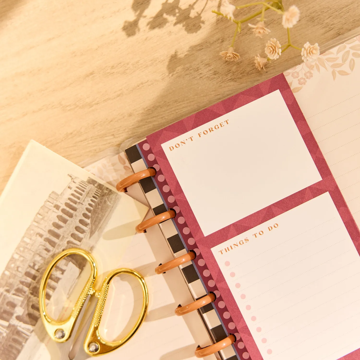 Happy Planner Horizon Lines recharge classic 40 feuilles pointillées