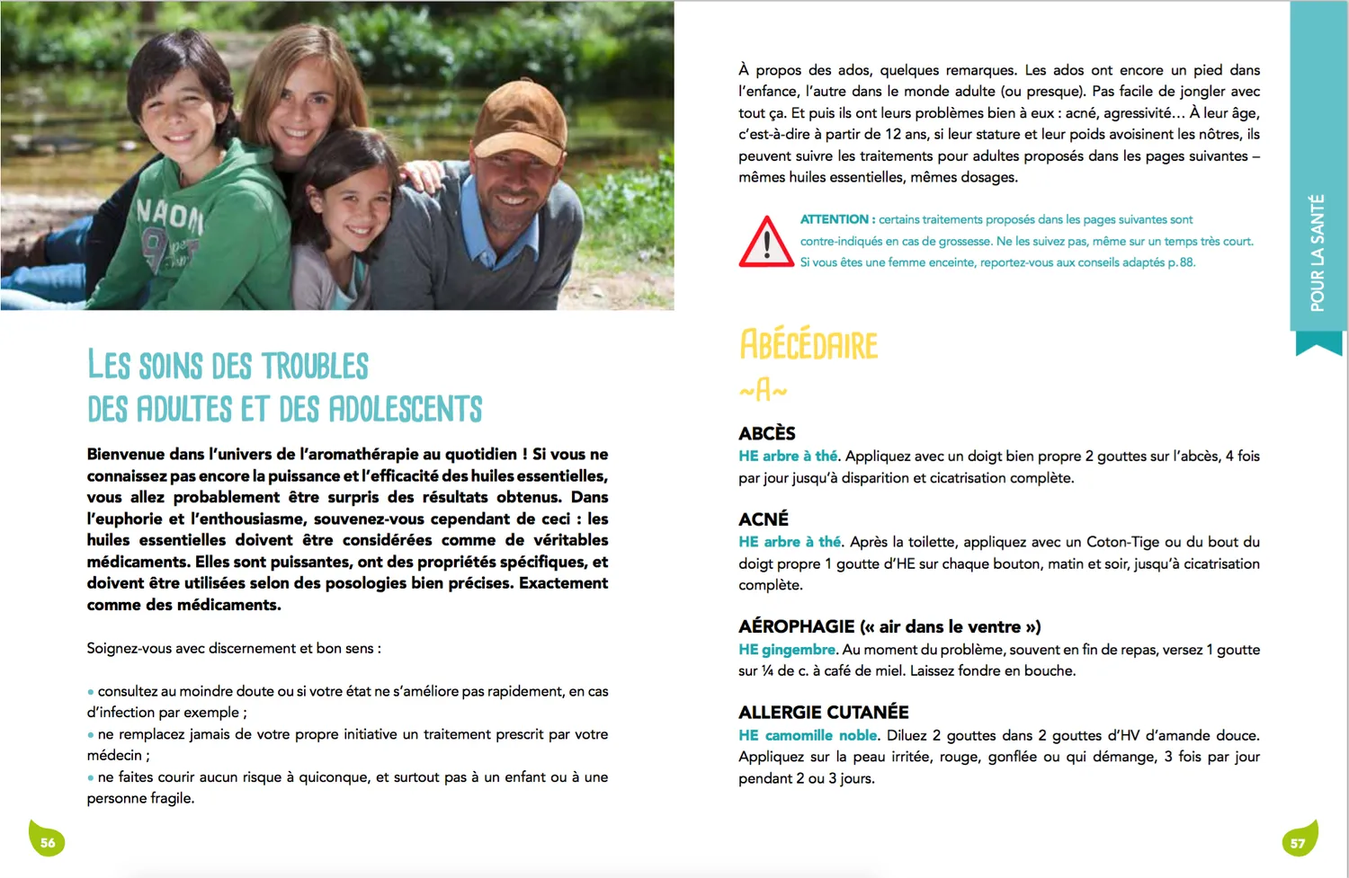 Frigobloc Comment j'utilise les huiles essentielles guide note+book