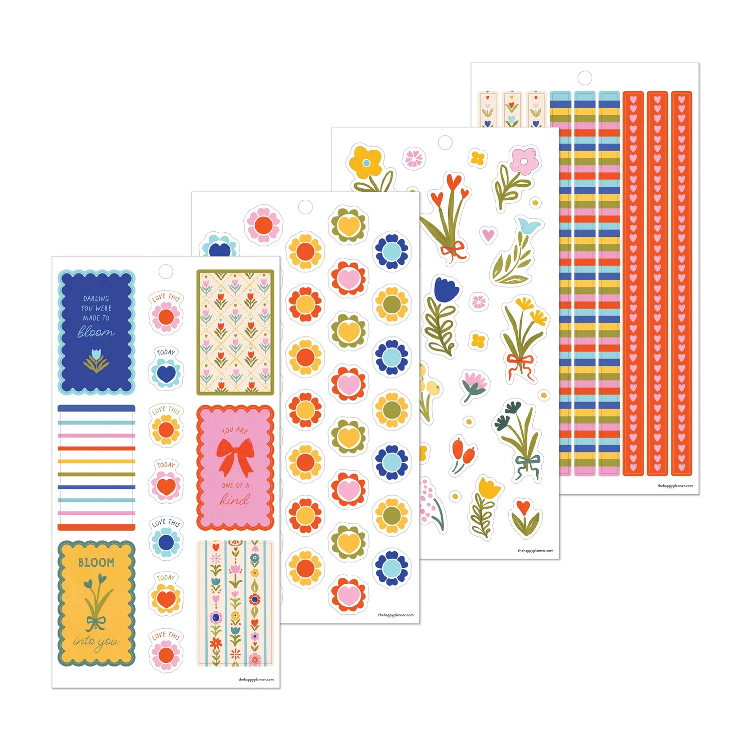 Happy Planner Little Garden stickers Value Pack floral