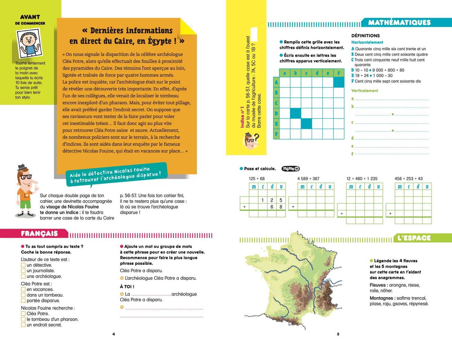 Frigobloc Incollables cahier vacances CE2-CM1 8-9 ans 2026