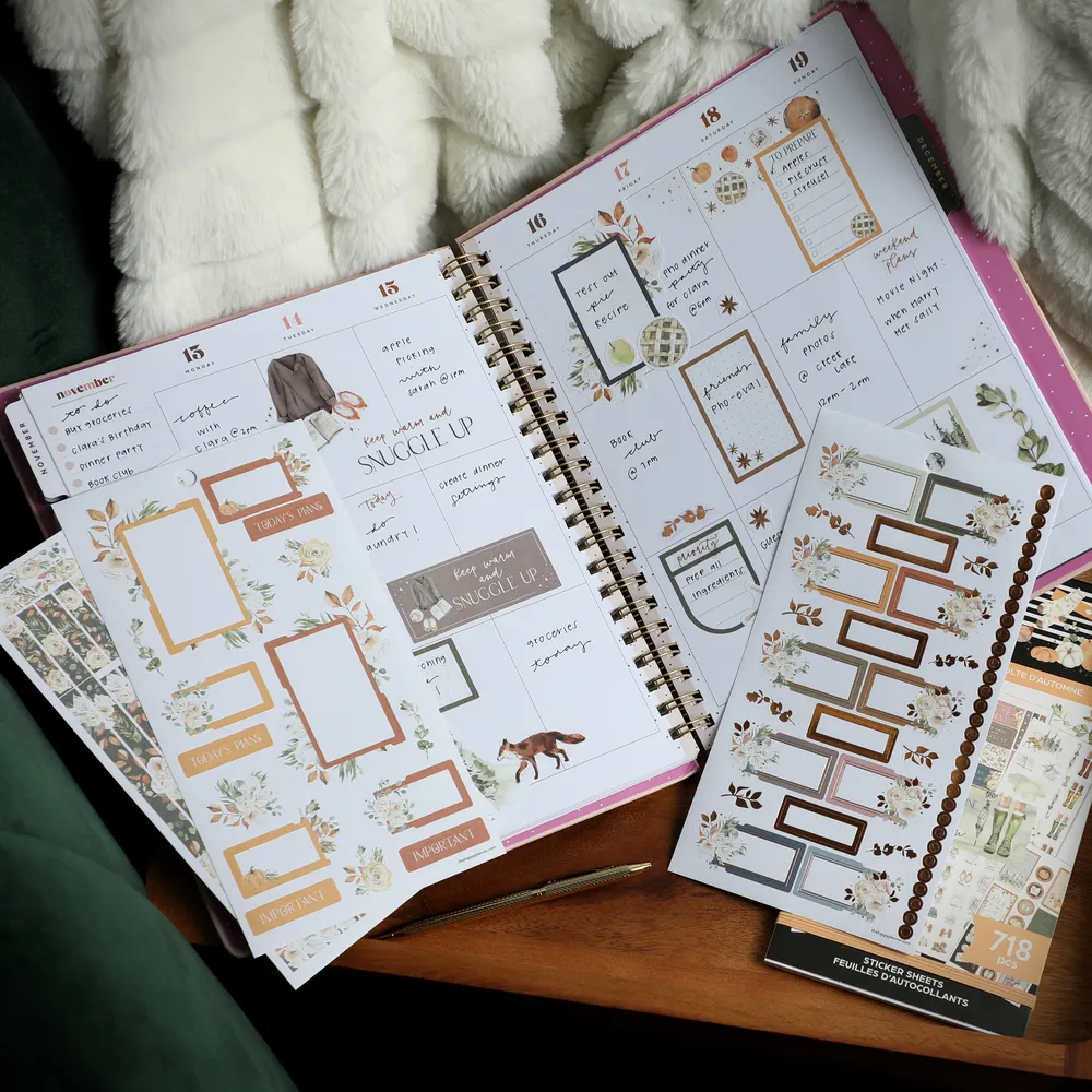 Happy Planner stickers Fall Harvest 718 autocollants