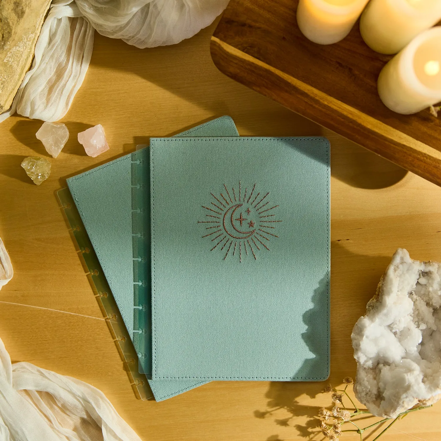 Happy Planner Starlit Glow couverture brodée Classic