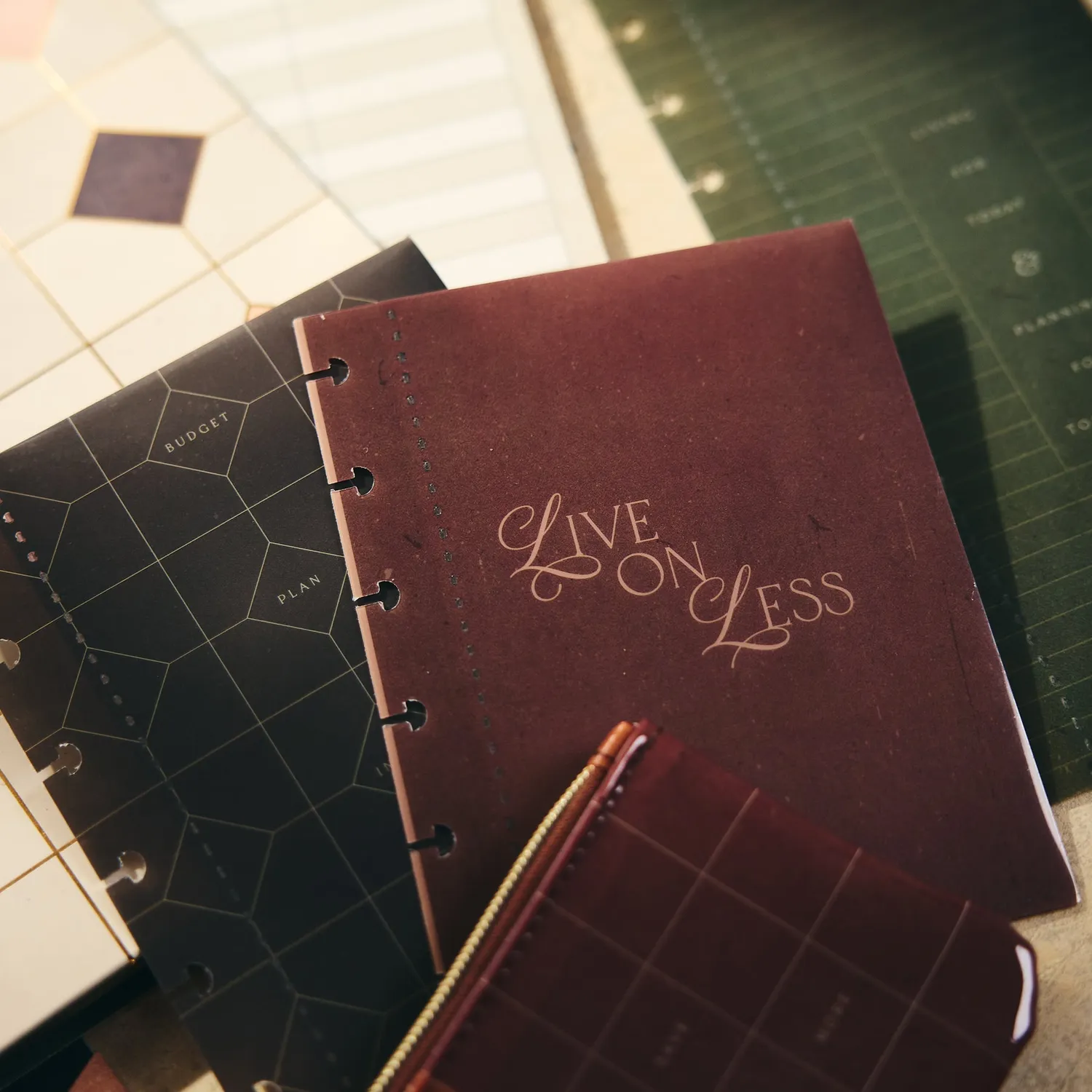 Happy Planner Amber & Oak Budget compagnon planning Classic