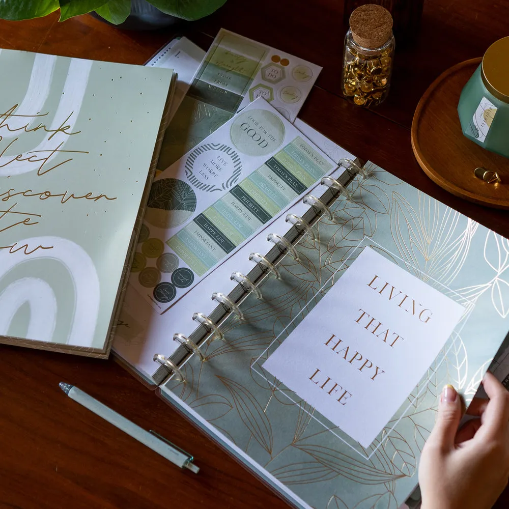 Happy Planner Sage Big Planner Companion kit vert sauge