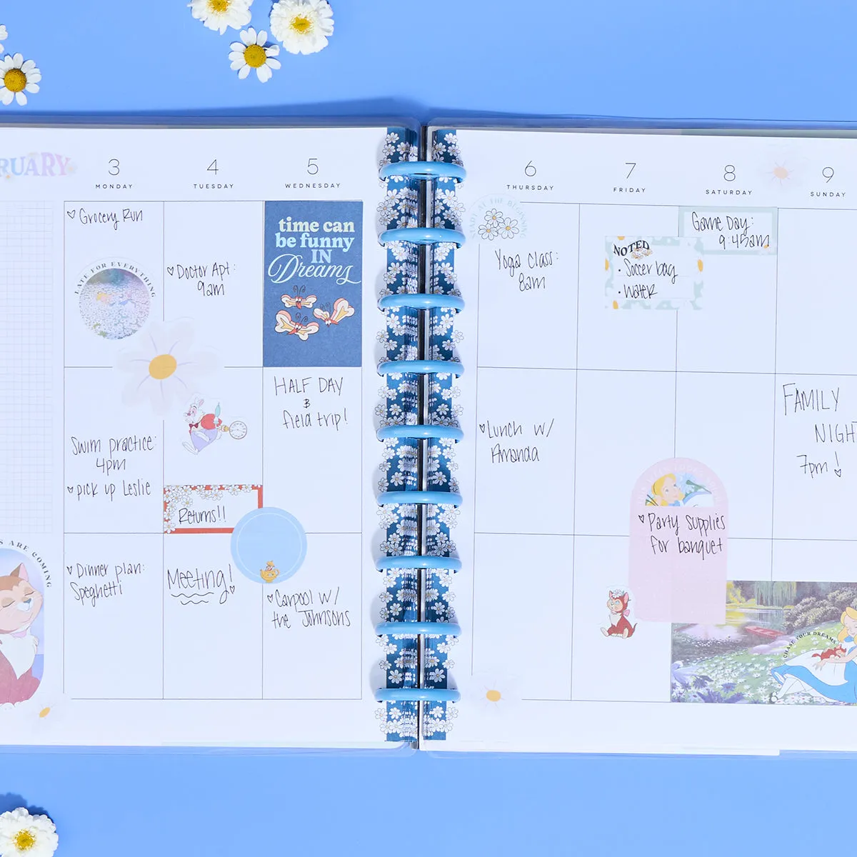 Happy Planner Alice Curious stickers Classic 508 Disney