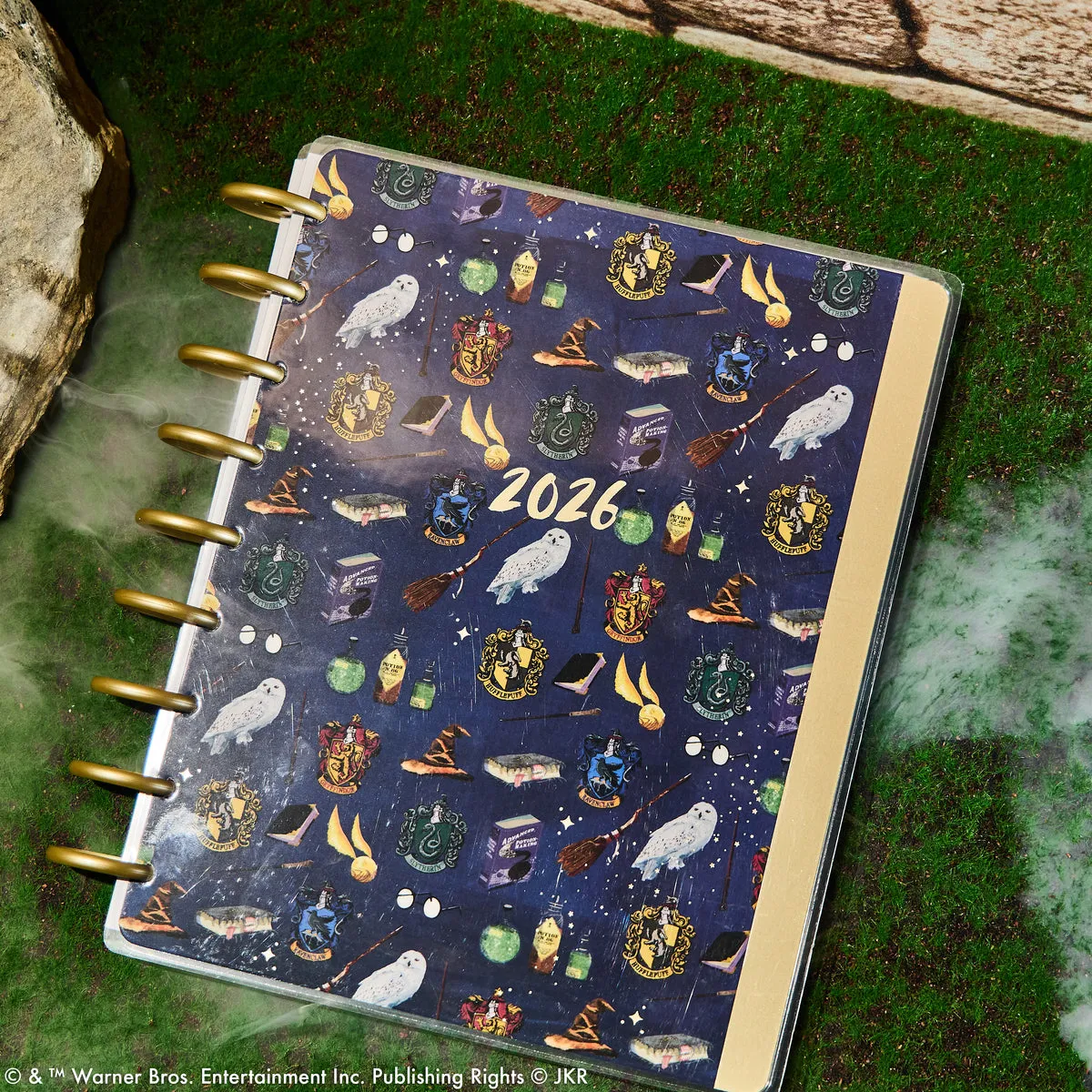 Happy Planner Harry Potter 2026 agenda dashboard 12 mois