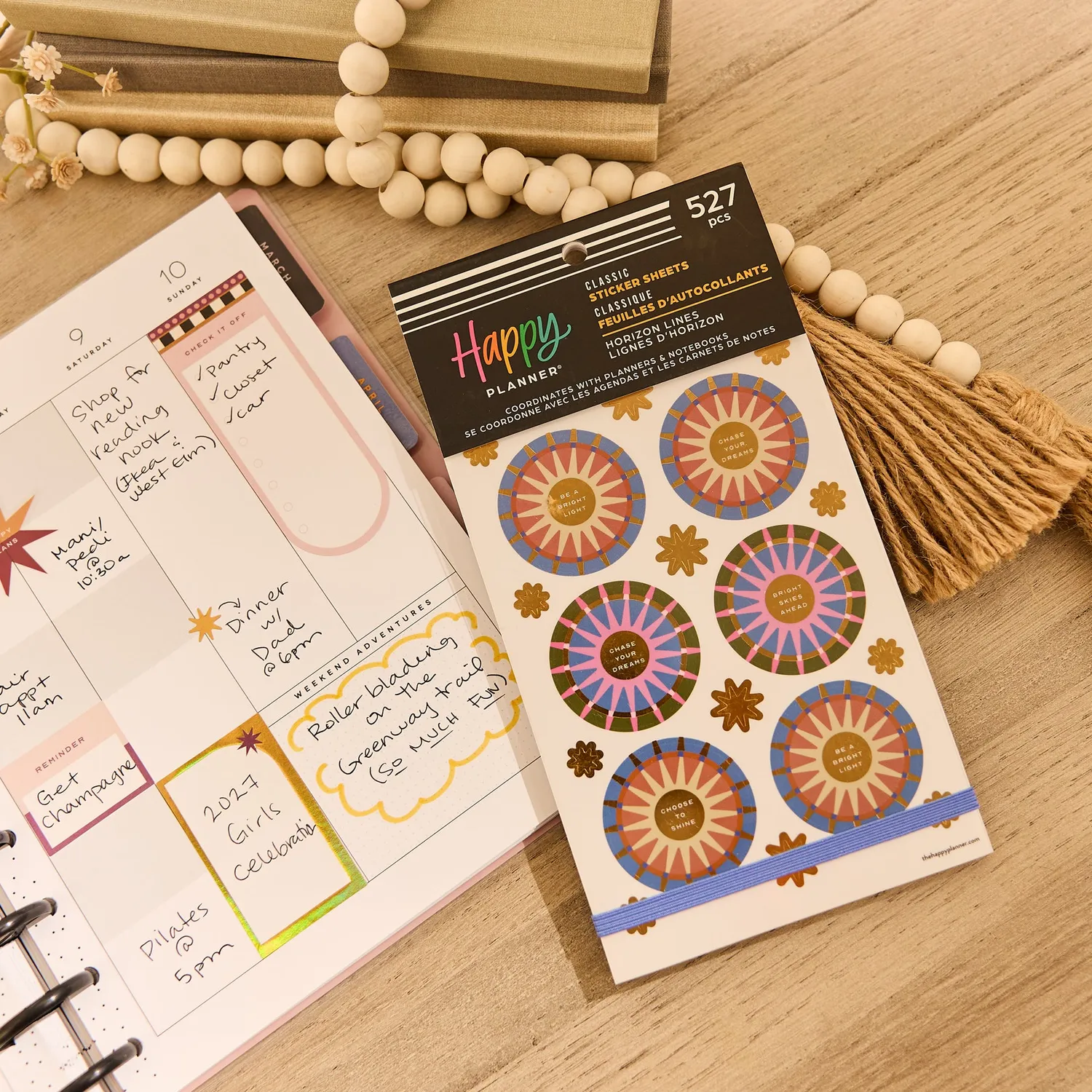Me & my big ideas Happy Planner Horizon Lines lot stickers Classic