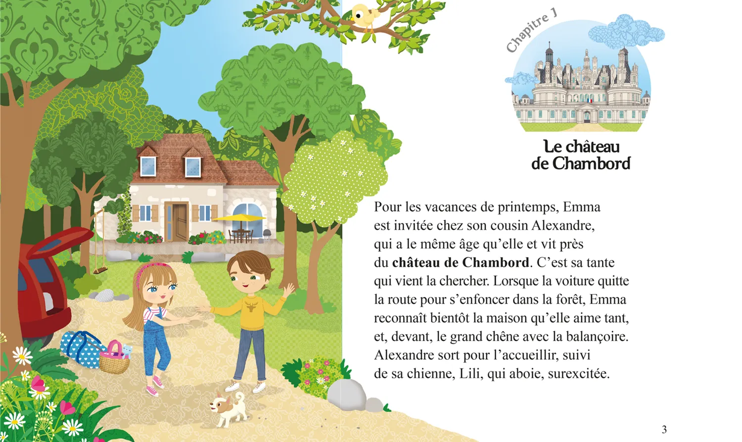 Minimiki Emma et la salamandre de Chambord tome 30 dès 6 ans