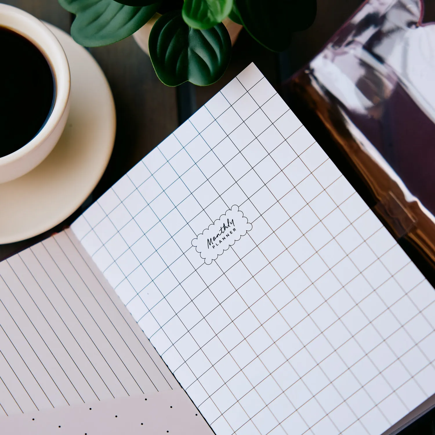 Happy Planner Modern Tones Folio recharge mensuelle A5 non datée