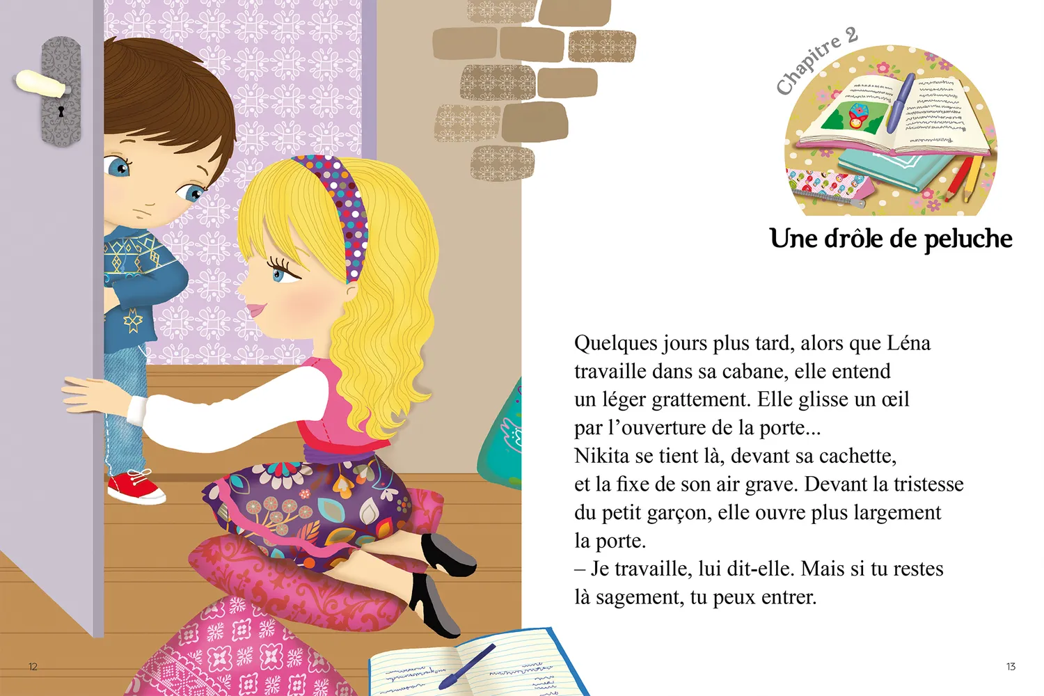 Minimiki Léna et le chat aux yeux d’or livre nouvelle édition 6 ans